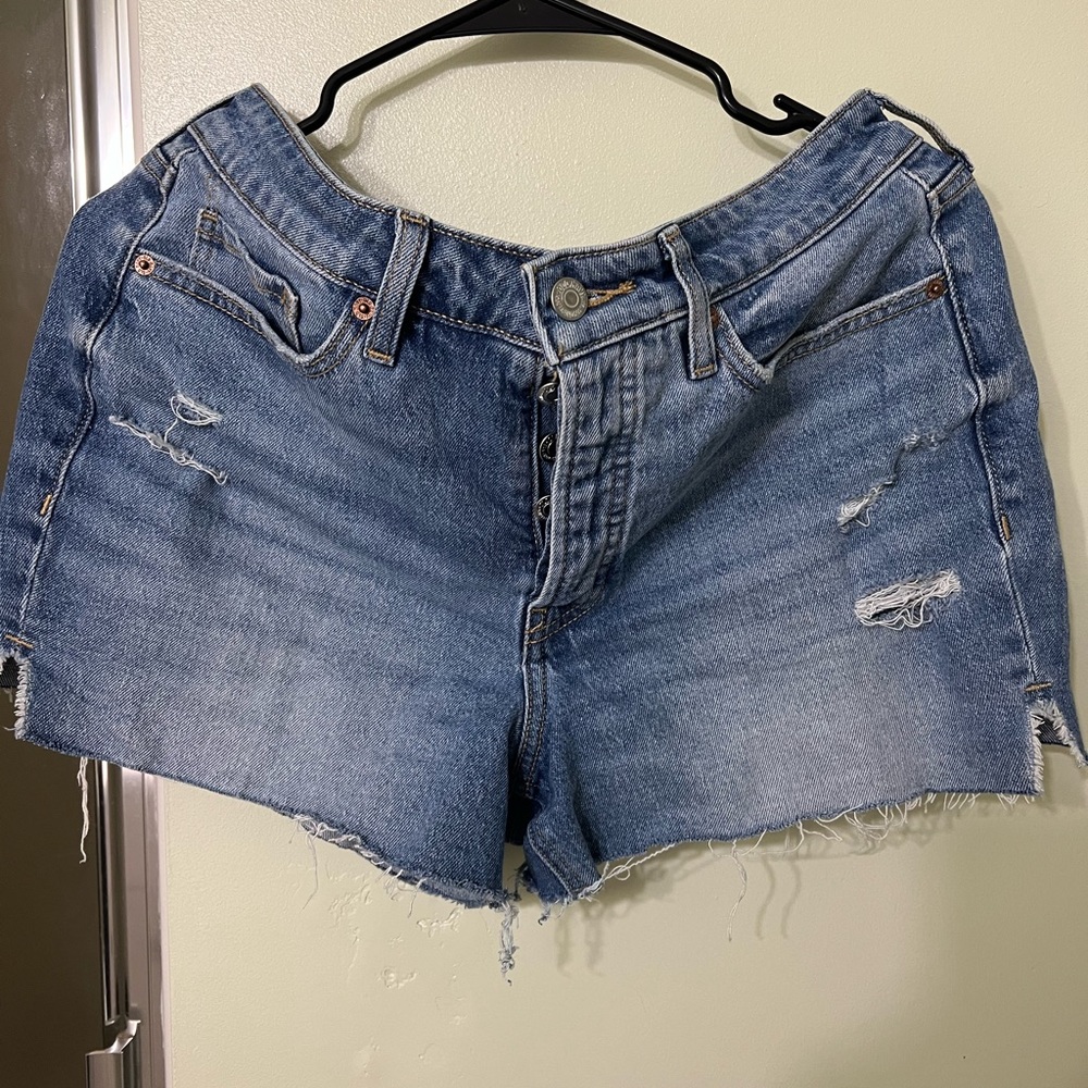Old navy high rise OG straight denim shorts